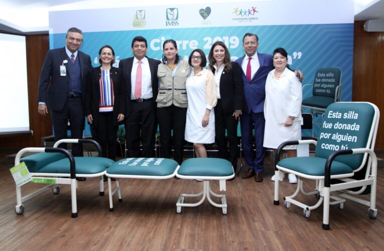 IMSS recibe 3 mil 600 sillas-cama donadas por Fundación IMSS  para áreas de hospitalización en todo el país