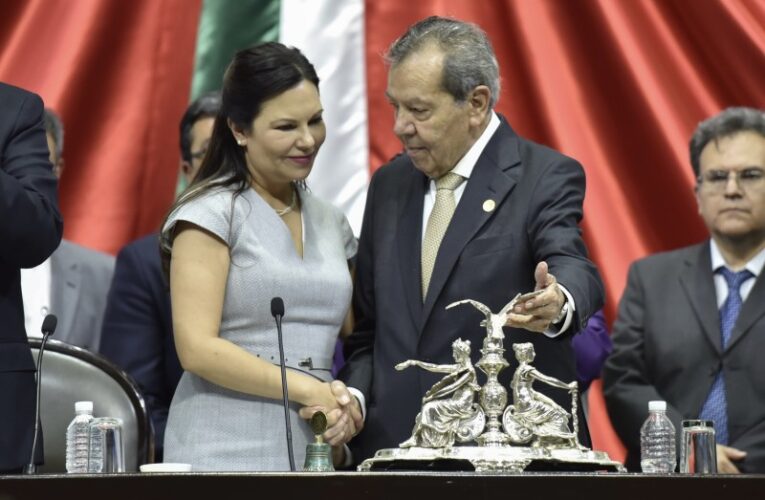 La Cámara de Diputados (al fin) elige a la panista Laura Rojas como presidenta