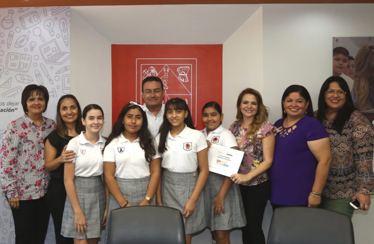 Recibirán alumnas sonorenses premio en concurso nacional “Somos el Cambio”