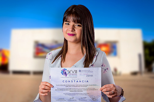 Yessika Padilla obtiene 3er. lugar en Congreso Nacional De Biotecnología y Bioingeniería