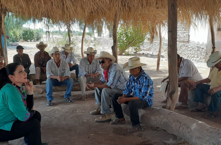 Atiende diputada Marcia Camarena a autoridades de la comunidad Yaqui