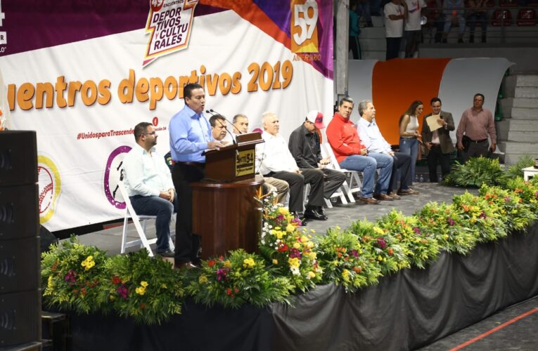 Inaugura Víctor Guerrero XLIX Eventos Deportivos y Culturales