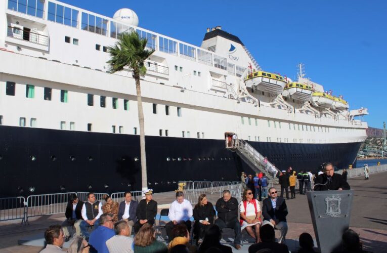 Llega a Guaymas Astoria, crucero que muestra las “Maravillas del Mar de Cortés”