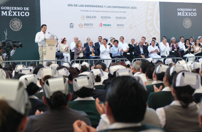 Con las enfermeras y los enfermeros se logrará la transformación del IMSS: Zoé Robledo