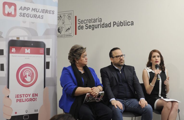 Presenta Secretaría de Seguridad Pública actualización de la aplicación Mujeres Seguras