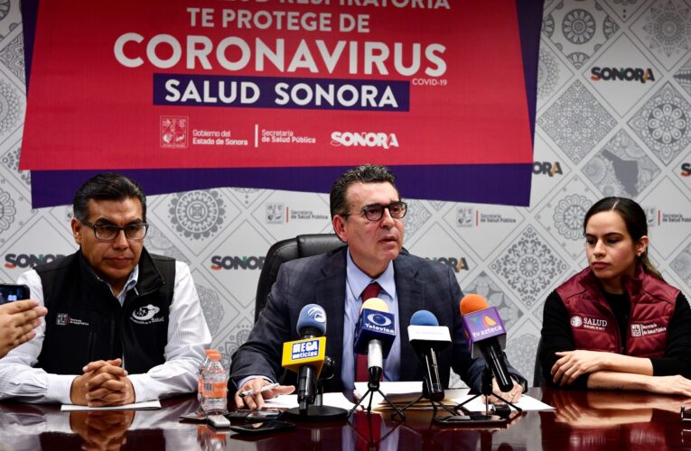 Confirma Secretaría de Salud primer caso de Covid-19 en Hermosillo