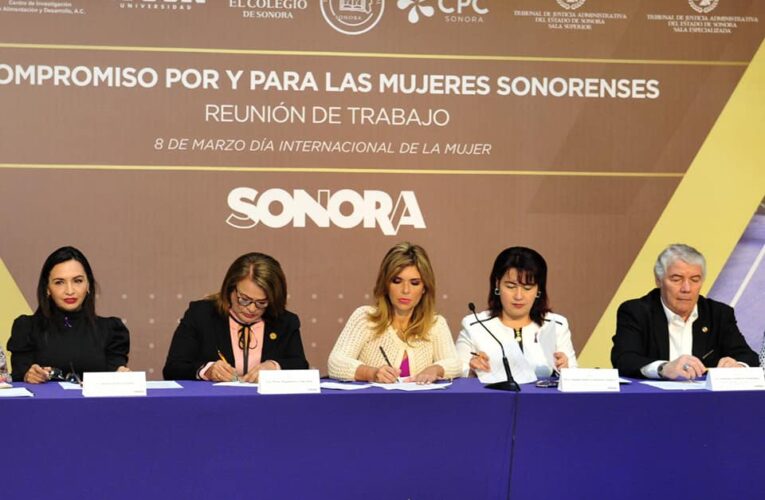 Cero tolerancia al acoso y al hostigamiento contra las mujeres en Sonora