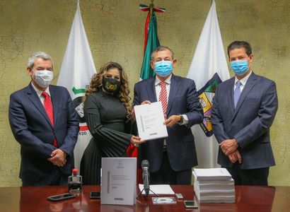 CONGRESO DE SONORA RECIBE PROTECTO DE PRESUPUESTO 2021