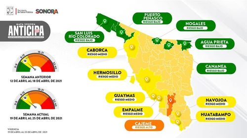 Urge Salud Sonora a bajar movilidad e implementar protocolos sanitarios contra COVID-19