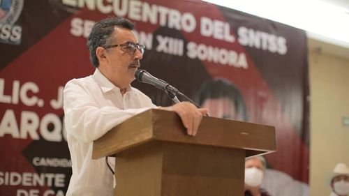 Sindicato de trabajadores del Seguro Social están con Javier Lamarque