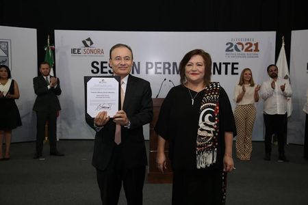 Alfonso Durazo es declarado gobernador electo de Sonora.