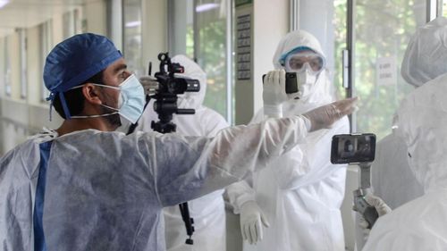 Abren puertas del Área COVID del Hospital General del Estado a medios de comunicación