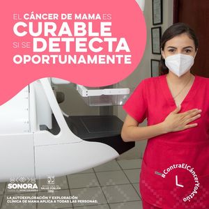 Salud Sonora recomienda tres acciones de prevención contra el cáncer de mama