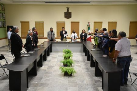 TOMA PROTESTA LAMARQUE CANO AL PATRONATO DE BOMBEROS DE CIUDAD OBREGÓN