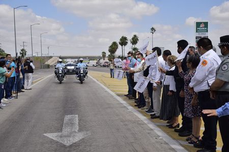 DAN BANDERAZO DE SALIDA A OPERATIVO SEMANA SANTA BLANCA 2022