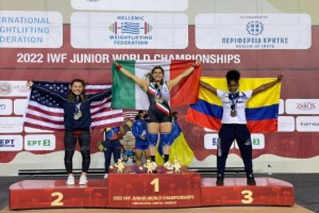 Halterista Daphane Guillén Vázquez logra campeonato mundial