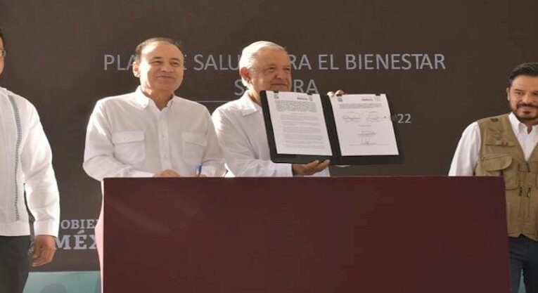 Acuerdan Gobierno de Sonora y Gobierno de México federalización de los servicios de salud en la entidad