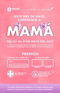 Invita Oomapas de Cajeme a participar en el sorteo del día de las Madres