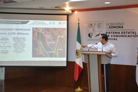 Sonora está listo para enfrentar emergencias por lluvias: Protección Civil