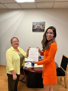 Entrega Presidenta del Congreso Minuta de reforma constitucional en Cámara de Diputados