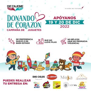 EL VOLUNTARIADO DE DIF CAJEME PRESENTA SU CAMPAÑA DONANDO DE CORAZÓN