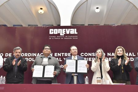 Acuerdan Coneval y Gobierno de Sonora evaluación de programas sociales
