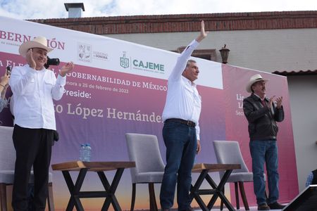 CAJEME A GUSTO CON LA GIRA DE TRABAJO DE ADÁN AUGUSTO LÓPEZ Y ALFONSO DURAZO MONTAÑO