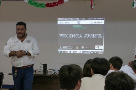 FORTALECE SSPM PLÁTICAS PARA LA PREVENCIÓN DE VIOLENCIA JUVENIL EN CETIS 69