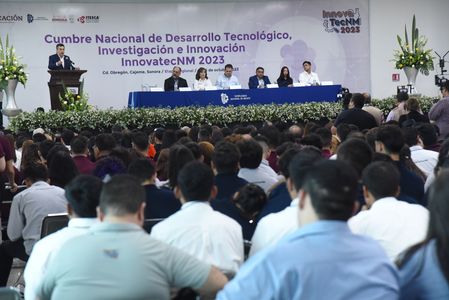 INAUGURAN EN CAJEME CUMBRE NACIONAL DE DESARROLLO TECNOLÓGICO INVESTIGACIÓN E INNOVACIÓN 2023