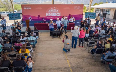 Inicia entrega de 10 mil bicicletas y cascos de seguridad en Bavispe: Gobierno de Sonora