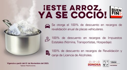 Con descuentos en recargos por derecho y obligaciones estatales, la Secretaría de Hacienda se suma al Buen Fin