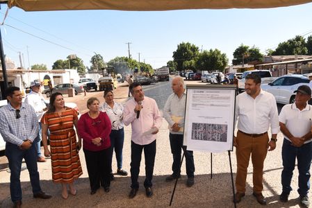 SIGUEN LAS OBRAS EN CAJEME: AHORA EN QUETCHEHUECA