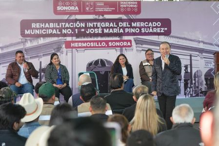 Inicia Gobernador Durazo primer rescate integral del Mercado Municipal