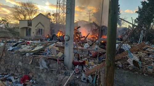 Se coordina la atención a afectados tras explosión en la colonia Mesa Sur de Cananea