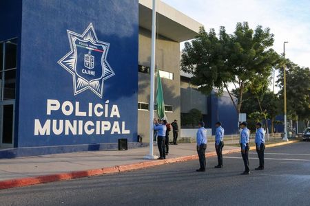 Fomentan disciplina con lunes cívico en la corporación policial de Cajeme