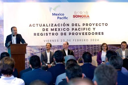 Encabeza Gobernador Durazo instalación de Mexico Pacific Limited en Sonora