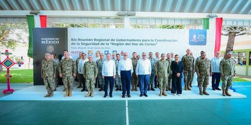 Asiste Gobernador a Octava Reunión para la Coordinación de Seguridad de la Región del Mar de Cortés