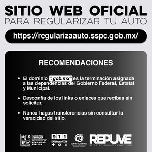 Trámite para regularización de vehículos extranjeros debe realizarse a través del portal oficial: Repuve