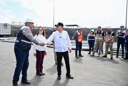 Recorre Gobernador avances de Modernización del Puerto y carretera Guaymas – Chihuahua