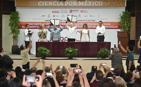 Inaugura Gobernador Durazo Encuentro Estatal de Nidos de Lectura