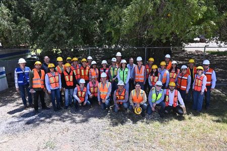 ESTUDIANTES DE INGENIERIA CIVIL DEL ITSON REALIZAN RECORRIDO EN PLANTAS POTABILIZADORAS DE OOMAPAS DE CAJEME