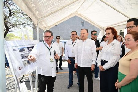 Supervisa Gobernador Durazo avance de Centro de Mezclas en Clínica 14 del IMSS