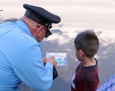 Realiza tránsito operativo informativo por el día internacional de la educación vial