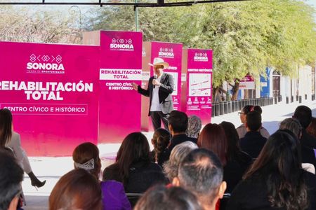 Transforma Gobernador Durazo calles y edificios públicos del centro histórico de Hermosillo