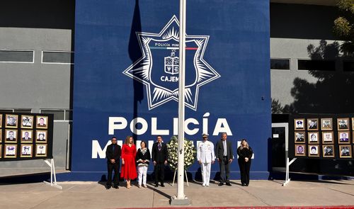 RECONOCE PRESIDENTE LAMARQUE LABOR DE LAS Y LOS POLICÍAS DE CAJEME EN SU DÍA