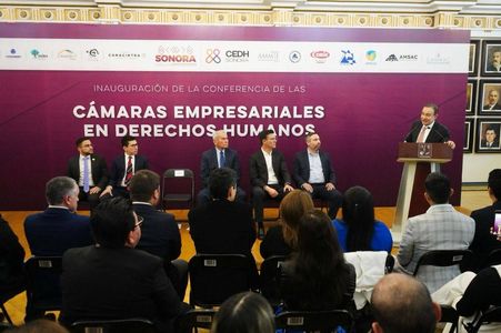 Gobernador Durazo impulsa alianza entre sector empresarial y CEDH para fortalecer los derechos laborales en Sonora