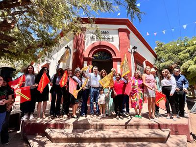 Realiza Javier Lamarque banderazo de inicio a semana santa en Cócorit “El retorno a nuestro origen” 2025