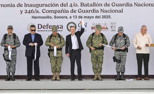 Inauguran Gobernador Durazo y General Trevilla instalaciones de la Guardia Nacional para fortalecer la seguridad en Sonora
