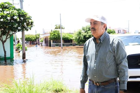 Recorre presidente municipal diversos puntos de la ciudad para supervisar afectaciones por lluvias