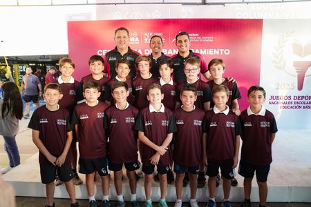 Abandera Gobierno de Sonora a estudiantes que participarán en los Juegos Deportivos Nacionales Escolares: SEC